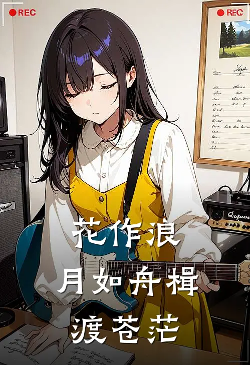 花作浪，月如舟楫渡苍茫