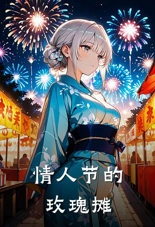 情人节的玫瑰摊