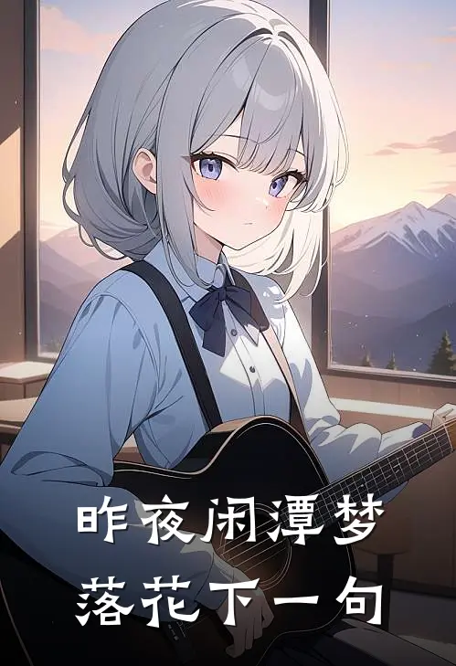 昨夜闲潭梦落花下一句